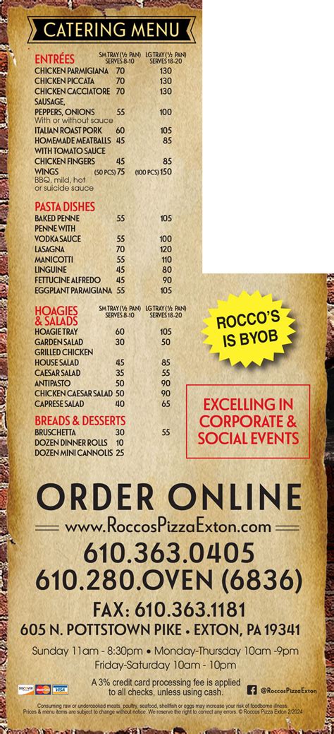 rocco's exton pa|rocco's pizza chester pa.